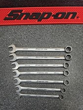 Snap-on Soexm707 7-pc Metric Flank Drive Plus Combination Wrench Set Read
