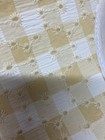 Nordstrom Rack Pretty GINGHAM CAP Pale Yellow /White With Flowers Adjustable OS — photo 5