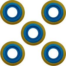 ResOne Premium Blue Viton Oxygen Regulator Yoke Washer Seals 5-Pack 
