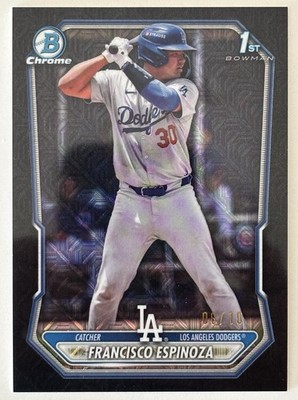 2026 Bowman Chrome Mega Box Francisco Espinoza Black Refractor /10 #BCP-106