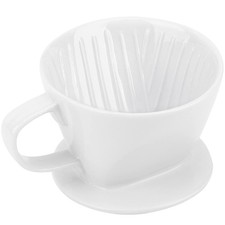 Segarty Pour Over Coffee Maker, Single Cup White Ceramic #2-300ml,