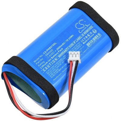 Akku kompatibel mit Philips Typ SBAA00 7,4V 2600mAh/19Wh Li-Ion Blau