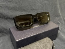 Prada PR 06YS 09Q5S0 Black White Grey Lenses UNISEX Sunglasses AUTHENTIC