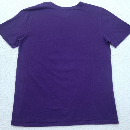 Nike LSU "Tigers Vs. All" purple slogan cotton t-shirt Mens LARGE L Athletic Cut - Picture 6 of 6