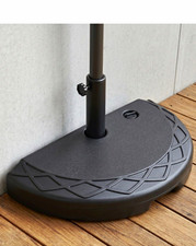 Half-Round Fillable Patio Umbrella Base