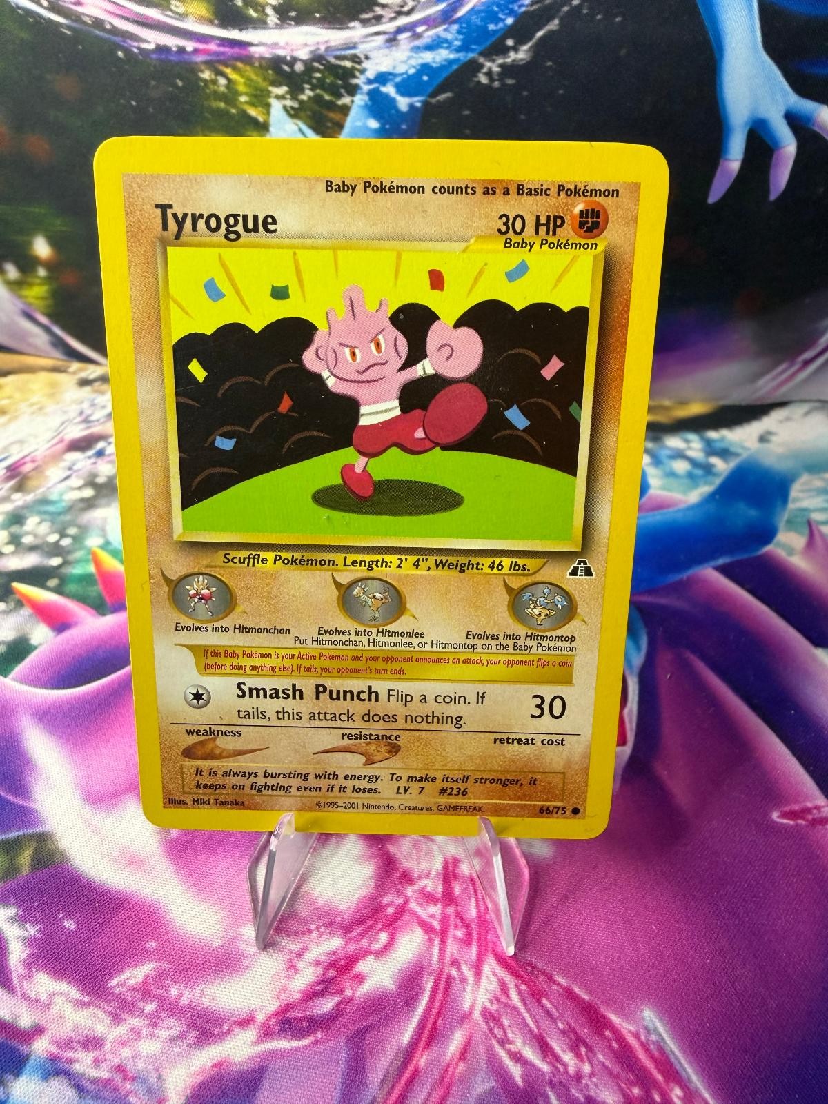 TYROGUE 66/75 NEO DISCOVERY Unlimited Common Pokemon