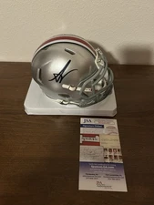 Arvell Reese Autographed Signed Mini Helmet Ohio State Football JSA Cert