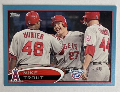 2012 Topps Opening Day - Mike Trout #85 Blue Border Numbered  /2012