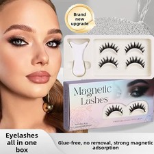Hunnyfit Magnetic Lashes, 2026 New Magnet Eyelashes with Applicator Natural Look