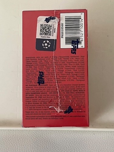 Blaster Box Topps Merlin UEFA Europa League Soccer Card 2020-21 NUOVO sigillato - Foto 2 di 5