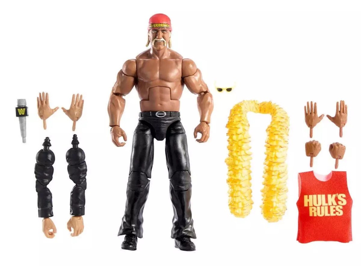 Mattel WWE Wrestlemania Elite Hulk Hogan 6” Action Figure Howard