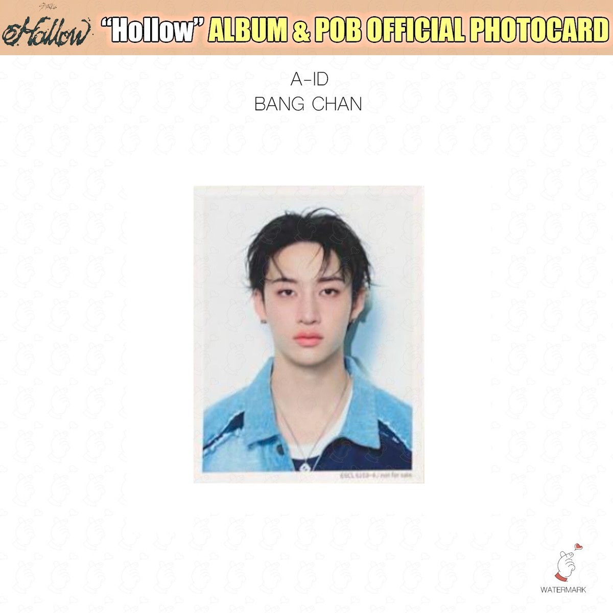 STRAY KIDS HOLLOW JAPAN ALBUM OFFICIAL PHOTOCARD SOLO POB