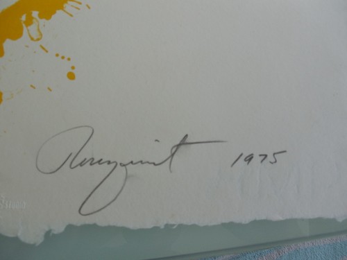 James Rosenquist "Echo Pale" Original Screenprint Signed & Numbered WOW !! - Picture 2 of 5