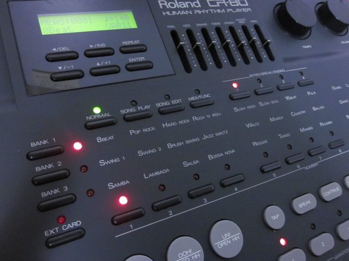 Excellent Roland CR-80 Human Rhythm Player Drum Machine Tested w/ AC100-240V PSU - Picture 3 of 14
