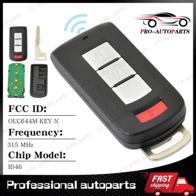 1/2pcs Smart Remote Key Fob OUC644M-KEY-N for Mitsubishi 2008 - 2021 Outlander