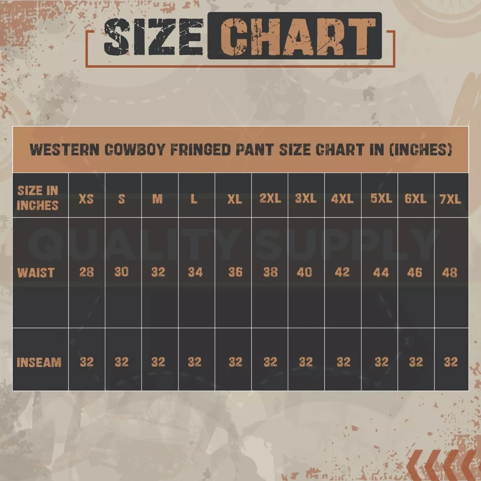 Men's Chap Cowboy Buck Skin Brown Suede Leather Horse Riding Western Style Chaps - Image 4 of 4