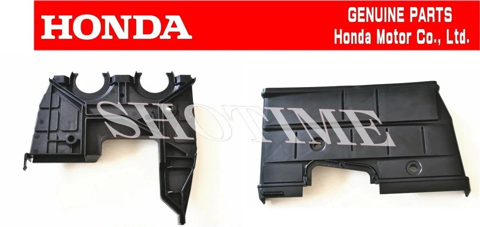 HONDA GENUINE 99-00 CIVIC Si Coupe EM1 B16A2 Timing Belt Upper Cover Set OEM - Bild 1 von 1