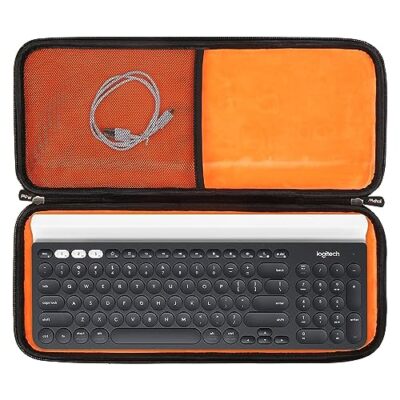 Hard Case Suitable for Logitech K780 Multi-Device Wireless Keyboard, Waterpro...