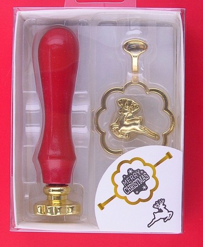 3 Sets Weihnachtsmotiv Erinnerungen Siegelwachs Stempel Neu im Karton - Bild 5 von 10