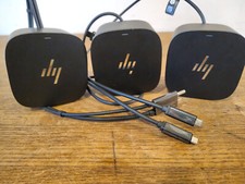 LOT of 3 HP Thunderbolt Dock G2 - HSN-IX01 - NO POWER BRICKS 