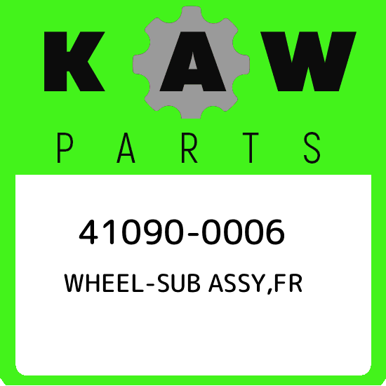 Buyu 41090-0006 Kawasaki Wheel-sub assy,fr 410900006, New Genuine OEM