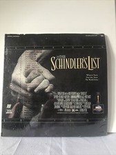 Schindler's List Laserdisc LD Movie New Sealed Letter-Box 1993 Liam Neeson