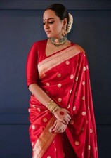 Indian Wedding Saree Ethnic Bollywood Designer Party wear Bridal Pakistani Sari