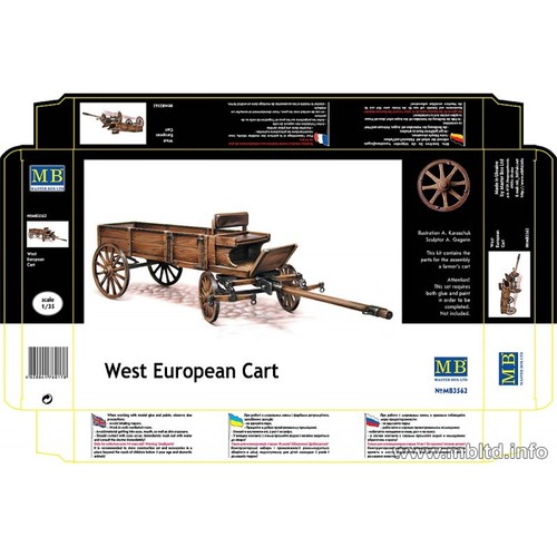 Master Box 3562 - 1/35 - West European Cart diorama accessorie - Picture 7 of 8