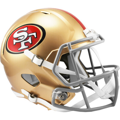 San Francisco 49ers Riddell Speed Full Size Replica Football Helmet | eBay