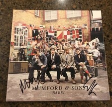 * MUMFORD AND SONS * signed album * BABEL * MARCUS, TED, BEN & WINSTON * 1