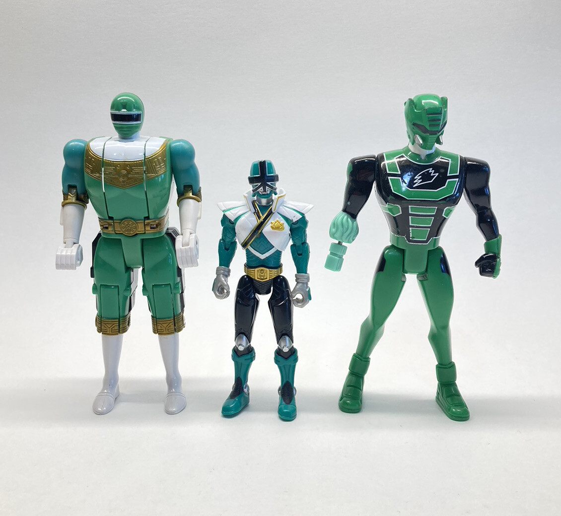 Power rangers Green ranger samurai forest elephant lot MMPR Zord