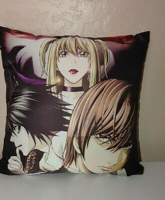 Anime Death Note Double Sided Pillow Cushion 16x16 Light Anime Death Note Double Sided Pillow Cushion 16x16 Light