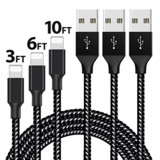 Original USB Fast Charger Cable Cord For iPhone 14 13 12 11 Pro Max X 8 7 6s lot
