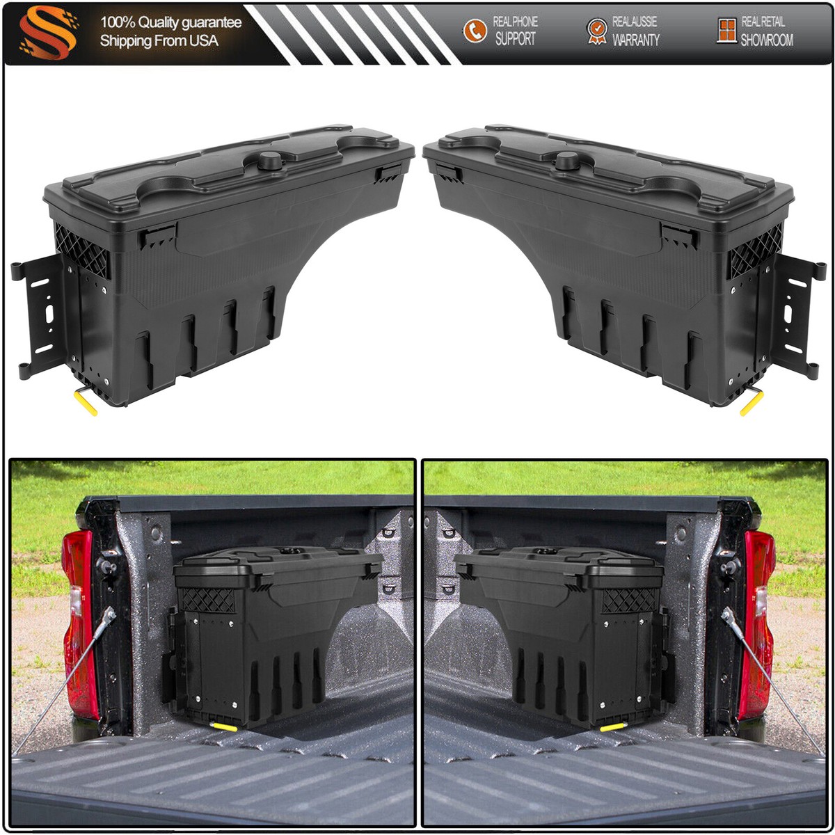 Truck Bed Storage Tool Box For Nissan 05-19 Frontier 04-15