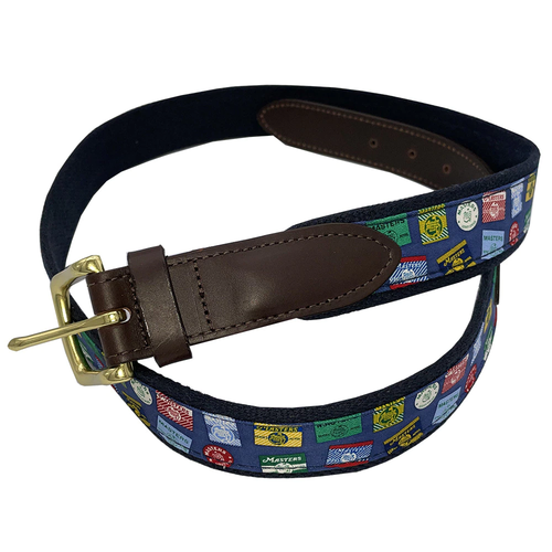 Masters Vineyard Vines Navy Patch Belt 