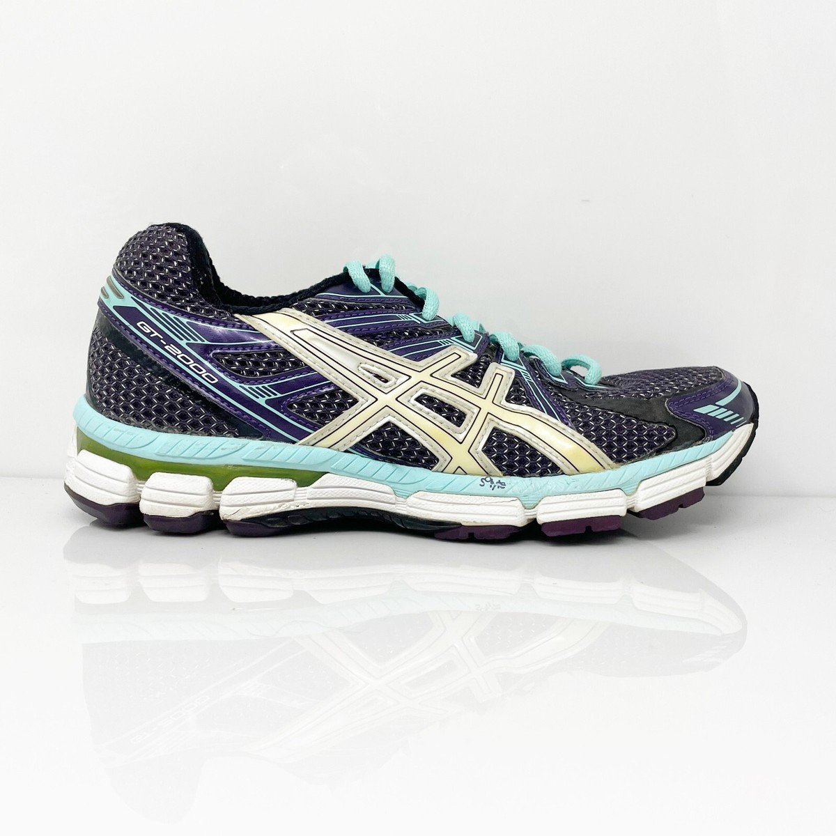 Asics Womens Gel GT 2000 T2K7N Blue Running Shoes Sneakers Size 6.5 | eBay  UK