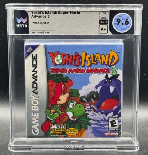 Yoshi's Island Super Mario Advance 3 Nintendo Game Boy Advance New WATA 9.6 A+
