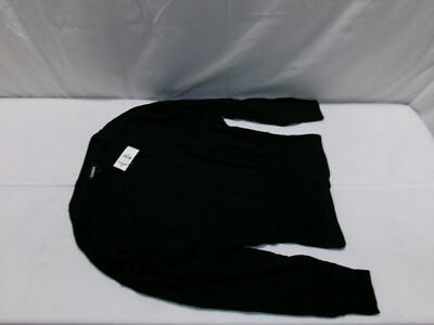J980 EXPRESS Cutout Back Sweatshirt Top Black Womens Size XS
