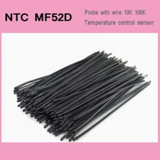 10K/100K Thermistor NTC MF52D Negative Temperature Coefficient 3950 Probe 