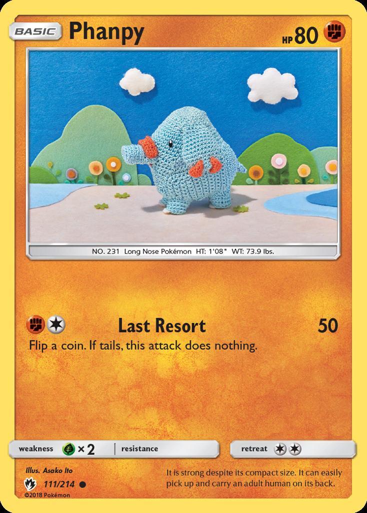 Pokemon Phanpy (111/259) Lost Thunder LP