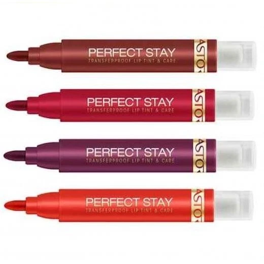Feutre à Lèvres Semi-permanent Perfect Makeup - Teinte 06 Prune, 1ml, Neuf, Fabriqué En Allemagne