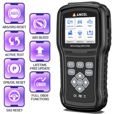 ANCEL AD610 PRO OBD2 Scanner Car Code Reader EPB Bi-Directional Diagnostic Tool