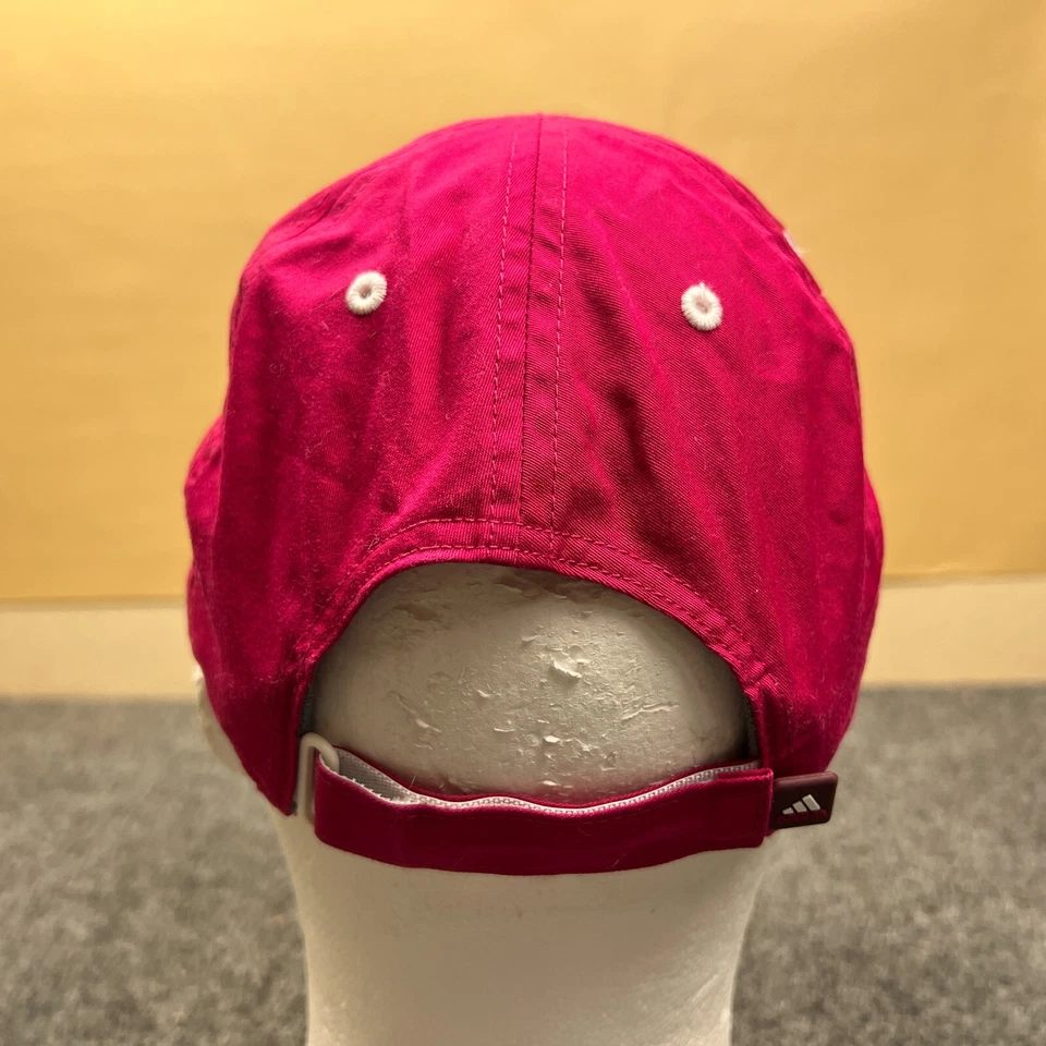 Adidas Tres Rayas Logo Corredores Gorra Mujer Ajustable Aeroready Caliente Rosa Sombrero Foto 4 de 4