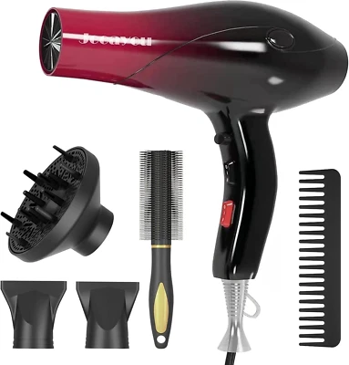 Jooayou Hair Dryer, 3000W Professional Ionic Hairdryers with Diffuser for Women