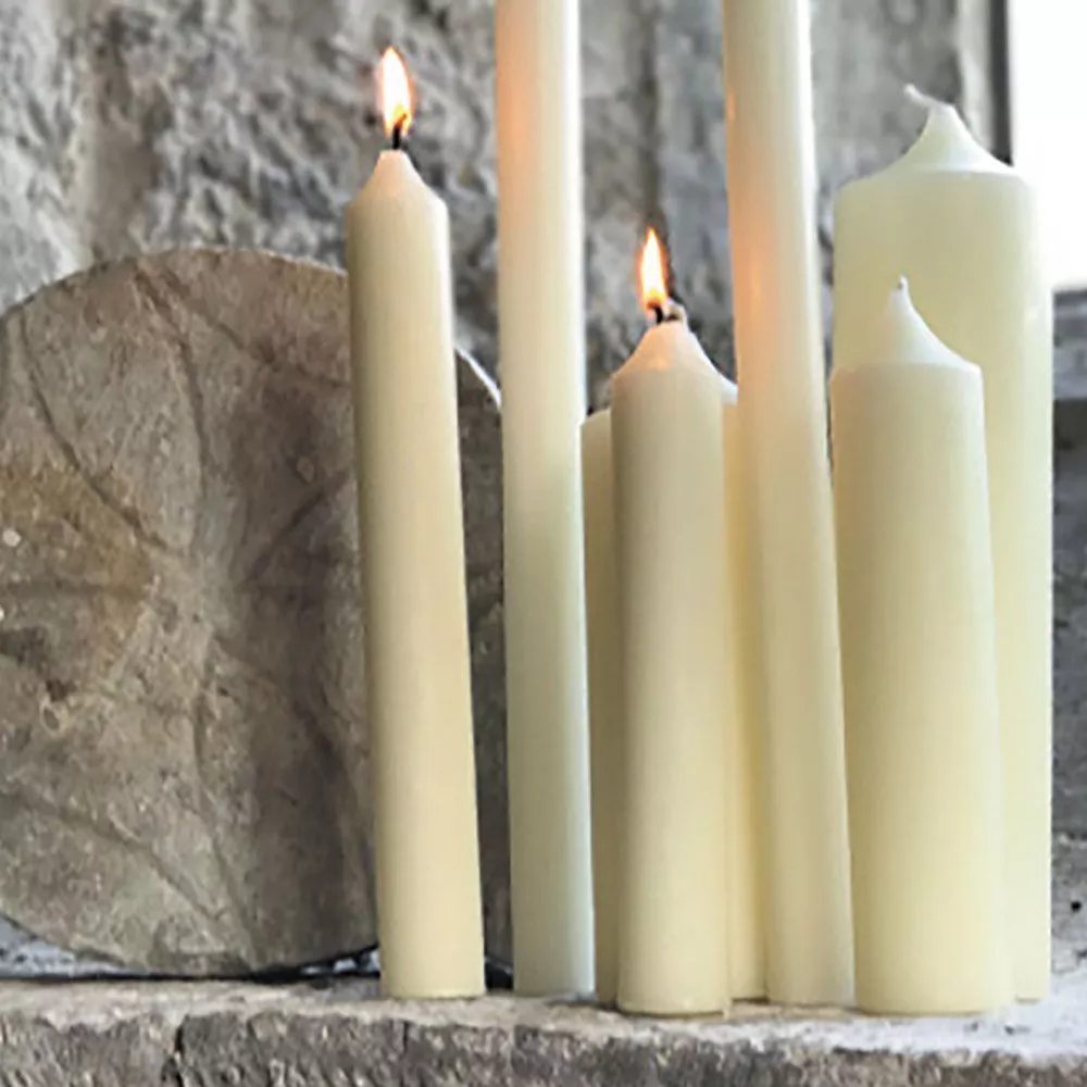 Altar Candle Shells  Alternative to Wax Burning Candles