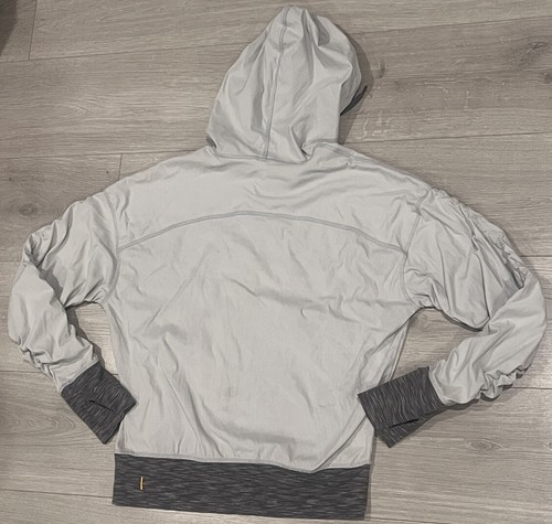 Lucy Activewear Black Full Zip Hooded Activewear Stretch Track Jacket. Black M - Picture 6 of 6