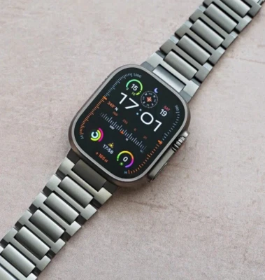 Apple Watch Ultra Band Strap Grade 2 Titanium 49mm Premium Watch Strap