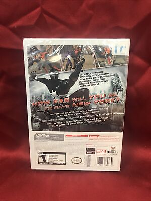 Spider-Man Web of Shadows Nintendo Wii 2008 Complete 47875832930