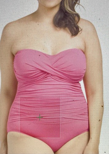 Womens Size Large 16W One Piece Swimsuit Slimming Hot Pink Anne Cole $102 NWT - Picture 10 of 10