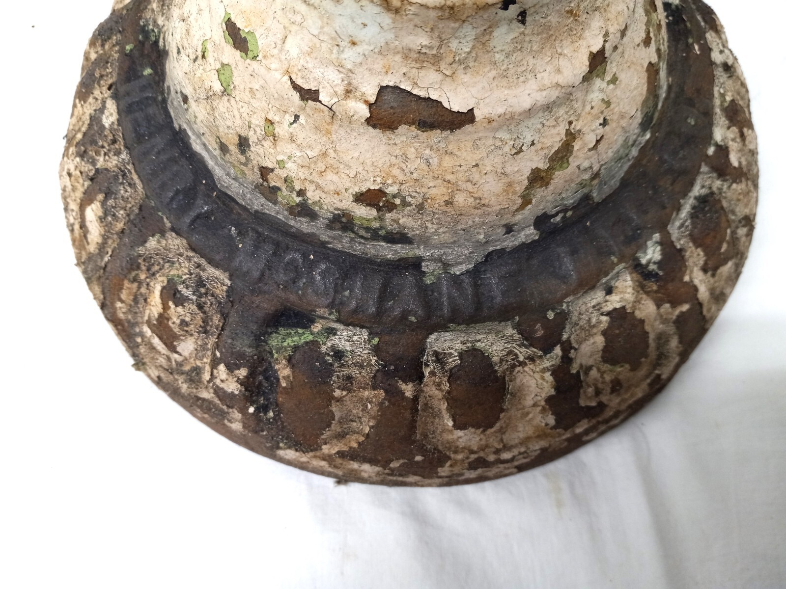 ANTIQUE HOT WATER HEATER STAND CAST IRON STEAMPUNK HENRY McSHANE MFG